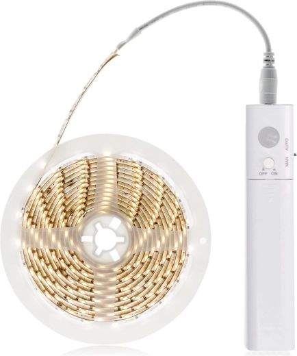 Solight LED-valgusriba liikumis- ja valgusanduriga, 1 m, patareitoitel