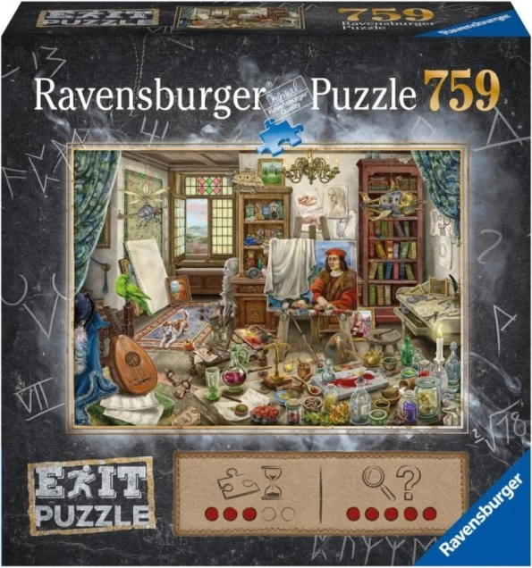 Puzzle Ravensburger Exit: Kunstniku ateljee 759 tükki
