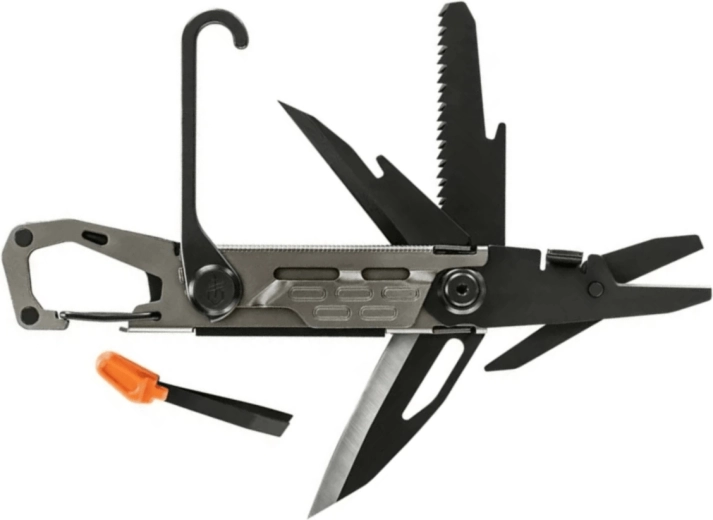 Gerber Stakeout grafiit – matkamise multifunktsionaalne tööriist (11 funktsiooni)