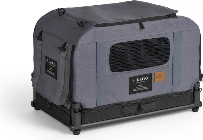 FikaGo kokkupandav kennel-transpordipuur Queen XS hall
