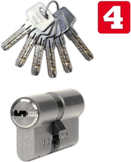 Silindriline lukusüdamik 30/35 nikkel – 6 võtit, 4. turvaklass RICHTER
