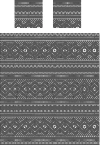 Sobiv komplekt: tekk + 2 padjapüüri