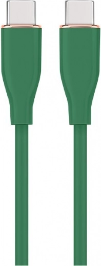 USB‑C kaabel USB‑C‑le 1,5 m roheline
