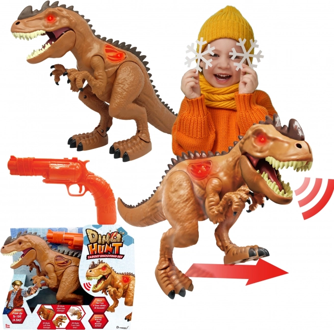 Interaktiivne dinosaurus-teemaline laske-komplekt Dino Hunt