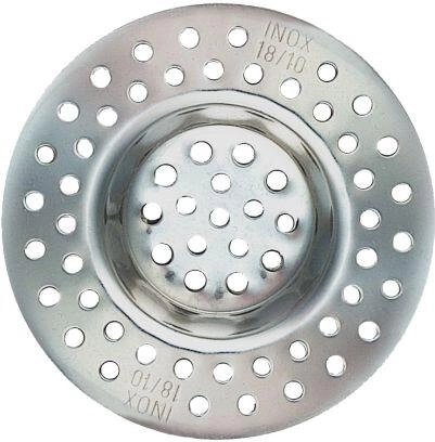 Roostevabast terasest mustusepüüdur valamule 6,8 cm (2 tk)
