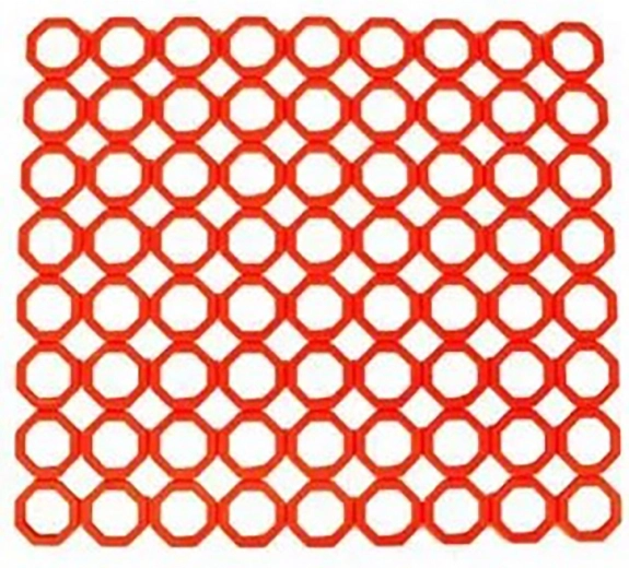 Rigid sink grid 29 × 26 cm