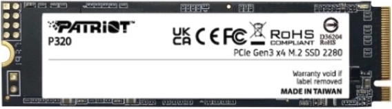 SSD-ketas 1 TB PATRIOT P320 PCIe M.2 NVMe Gen3 x4