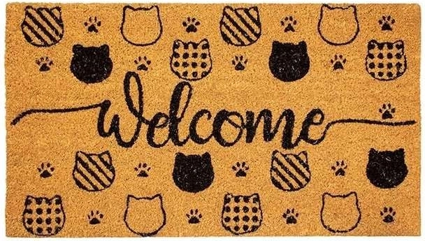 Welcome Cats Doormat 40 × 70 cm