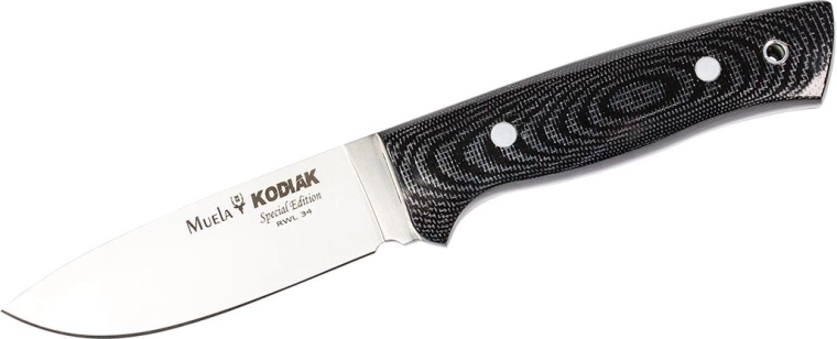 Muela Kodiak jahinoa nuga 10 cm Micarta käepidemega ja nahktuprega