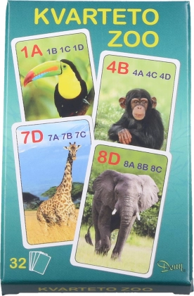 Kaardimäng kvartett ZOO