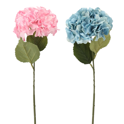 Sünteetiline hortensia – dekoratiivne oks 69 cm