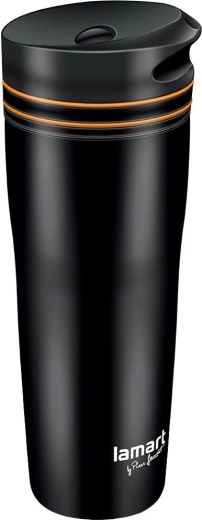 Lamart termokruus 360 ml, must/oranž