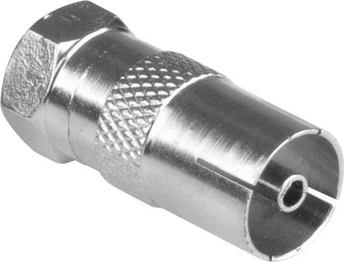 Sencor kruvitav adapter F-pistikust koaksiaalse TV-pesani