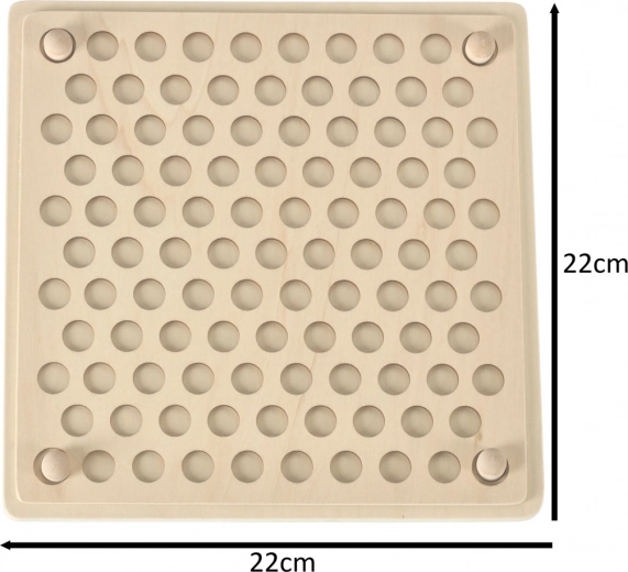 Puidust hariv ehituskomplekt Montessori mosaiik, 77 tk