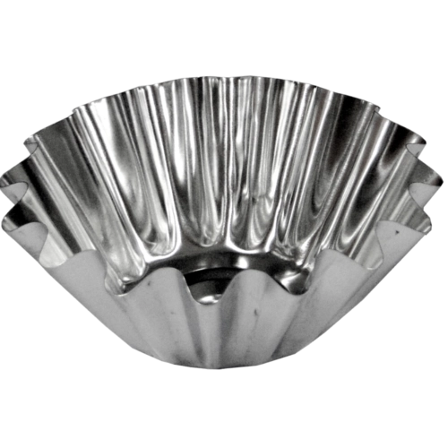 Metallist muffini- ja minikeeksivormide komplekt 6,5 cm (10 tk)
