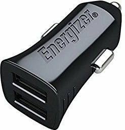 Energizer Hightech autolaadija 2× USB 2,4 A must