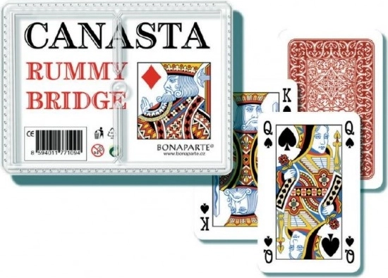 Kaardimäng Canasta plastkarbis