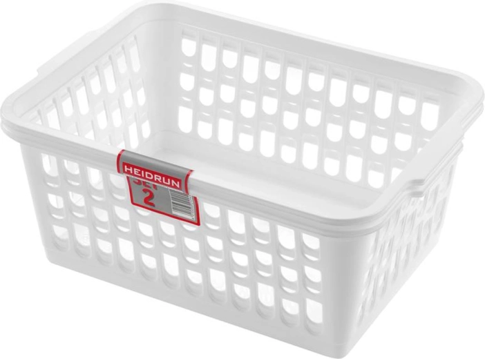 Plastikust hoiukorvid HEIDRUN 36,5 × 25,5 × 14,5 cm – 2 tk