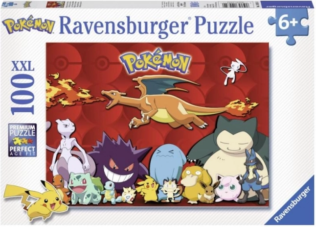Ravensburgeri Pokémon XXL pusle 100 tükiga