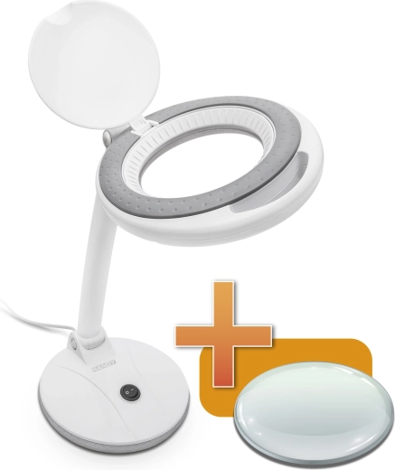 LED-lamp suurendusklaasiga 100 mm