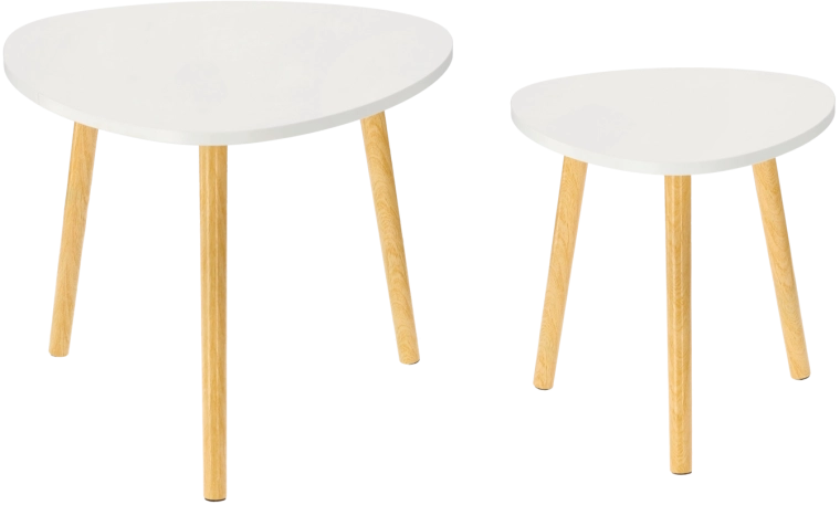 Praktiline kahe laua komplekt