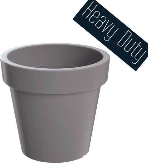 Lillepott Lexo Round 80 cm – hall kivi