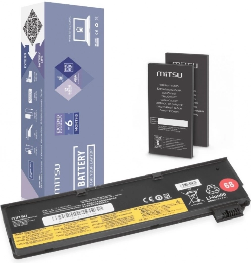 MITSU aku LENOVO ThinkPad T440/T450s/X240/X260/L450/L460 jaoks 11,4 V 2060 mAh (24 Wh)