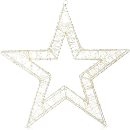 Valgustusega LED-täht fassaadile, 50 cm