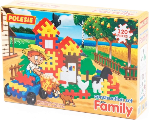 Retro plastist ehituskomplekt – Blok Family 120