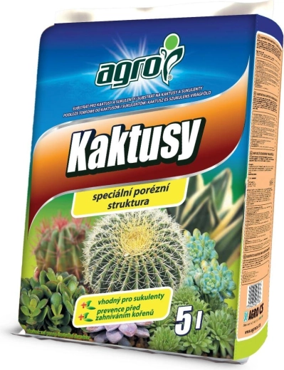 Substraat kaktustele ja sukulentidele 5 l AGRO