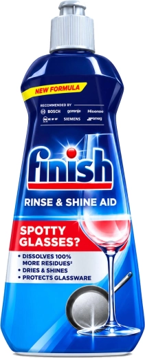 Nõudepesumasina loputusvahend Finish Shine & Dry Regular 400 ml