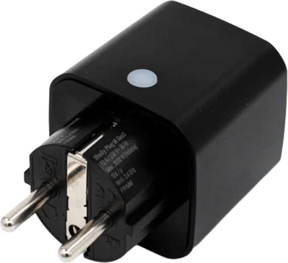 nutipistikupesa Shelly Plug M Gen3 Matter 13A, must