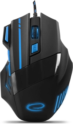 Juhtmega mängurihiir 7D optiline USB MX201 Wolf sinine