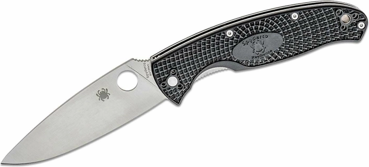 Spyderco Resilience Lightweighti kokkupandav nuga 10,7 cm, must FRN