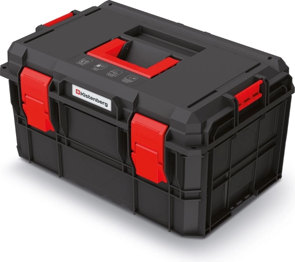 Modulaarne tööriistakohver X-Block Pro, 546 × 380 × 307 mm, must