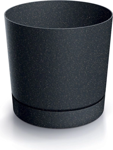 Lillepott TUBO P Eco Wood 12,8 cm antratsiit