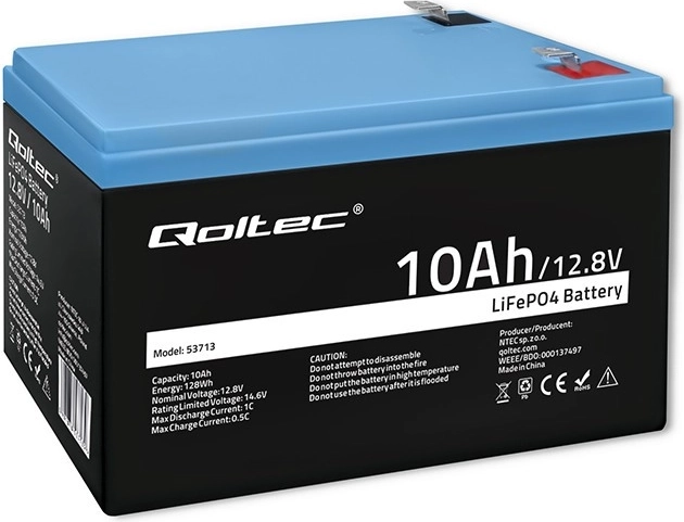 Akulaadija LiFePO4 12.8 V 10 Ah koos BMS-iga
