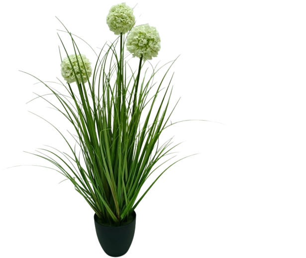 Kunstlik dekoratiivne lauk potis, valge, 70 cm Garden Line