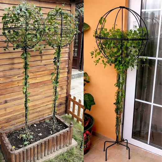 Metallist aiateiv ronitaimedele 50 × 10 cm – must