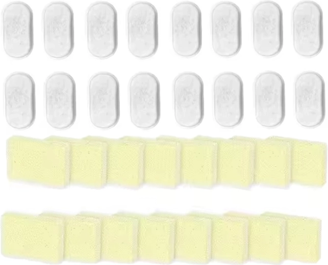 Replacement filters for ROJECO 1.5 L water fountain – set of 16