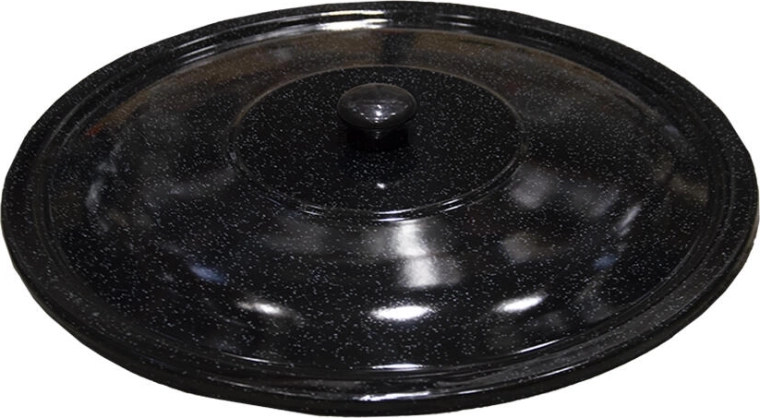 Lid for 22 l cauldron – enamelled, black