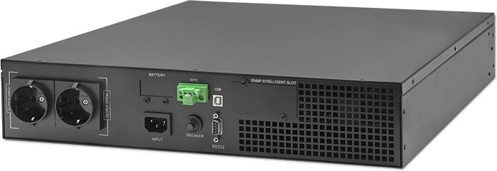 Racki UPS-i varutoiteallikas 1 kVA 1000 W LCD-ga, on-line, võimsustegur 1.0