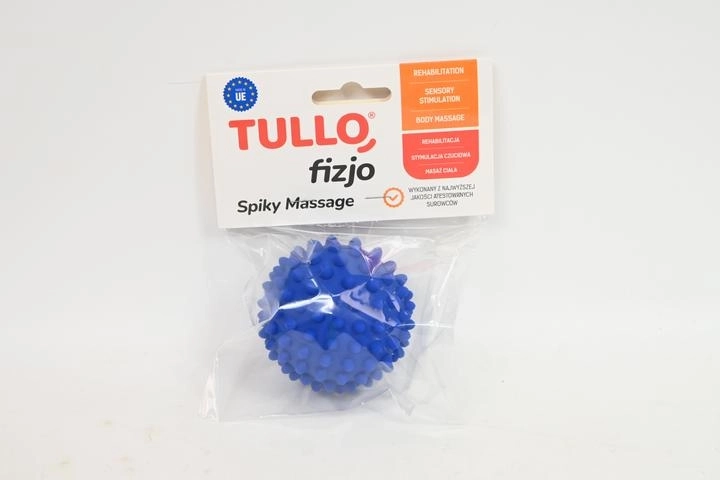Fizjo taastusravi massaažipall ogadega, 7,6 cm, sinine