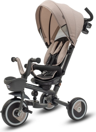 Laste kolmerattaline Baby Mix 5v1 Relax 365° beež
