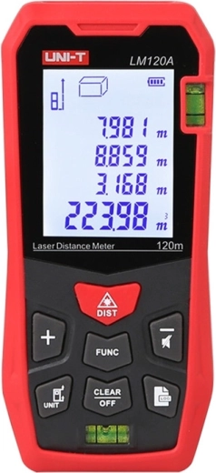 Laserkaugusmõõtja UNI-T LM120A 120 m