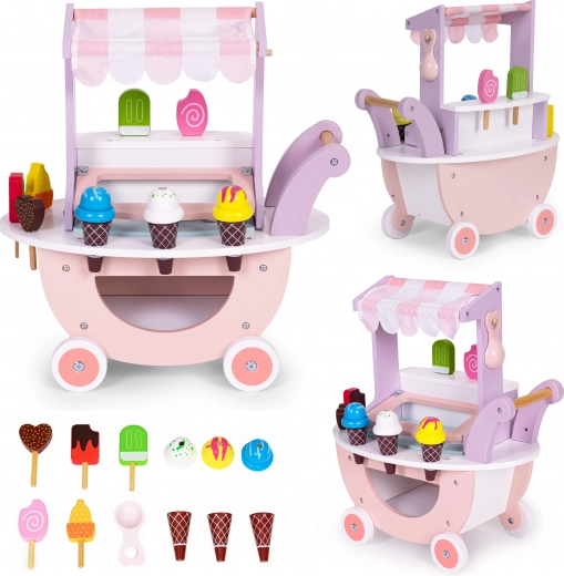 Puidust jäätiselett lastele 12 osa ecotoys