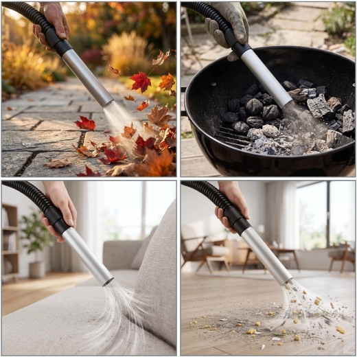 Blowing function for versatile cleaning