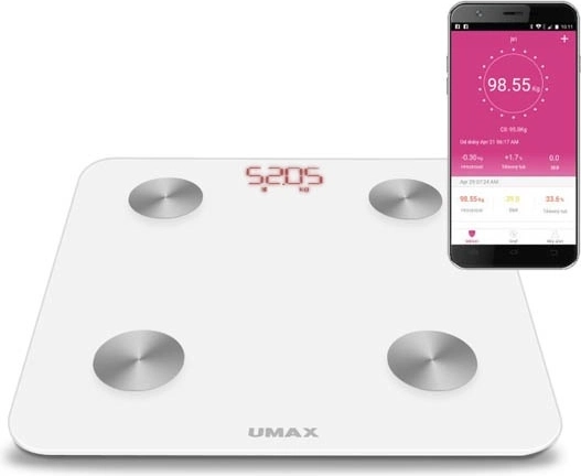 Smart personal scale UMAX Smart Scale US20M with body analysis and Bluetooth