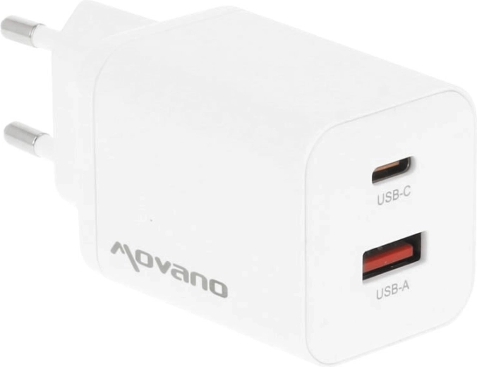 USB‑C + USB‑A: charge two devices at the same time