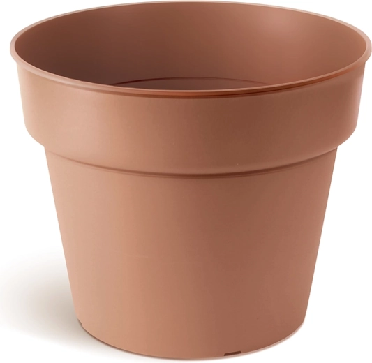 Plastist lillepott PLANTI 16,5 cm – terrakota